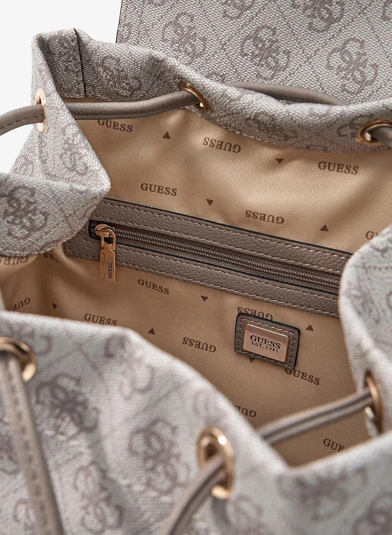GUESS  Manhattan II Flap Over Backpack for Women | Best Price UAE